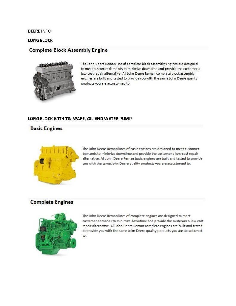 John Deere 5030T Двигуни