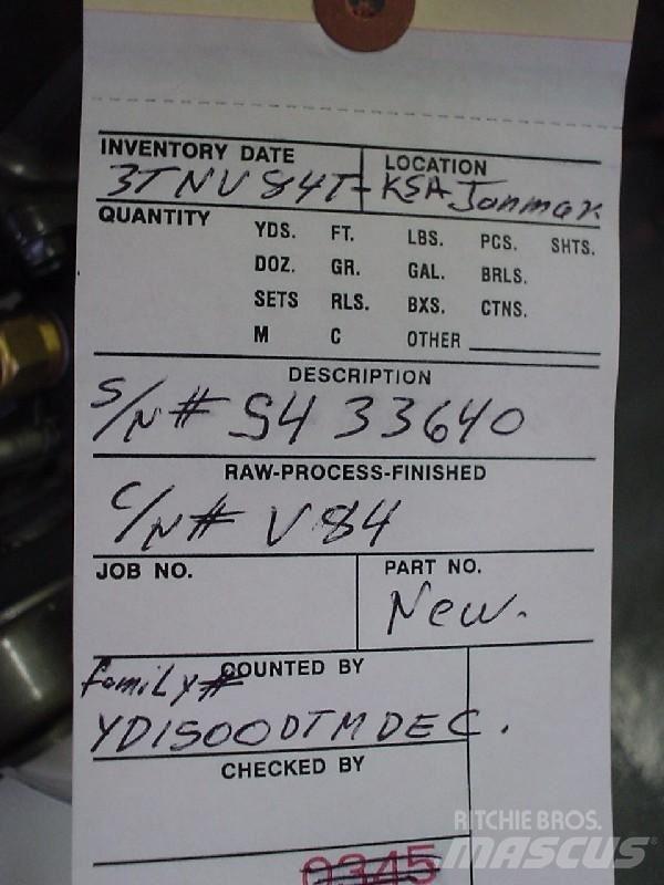 Yanmar 3TNV84T-BKSA Двигуни