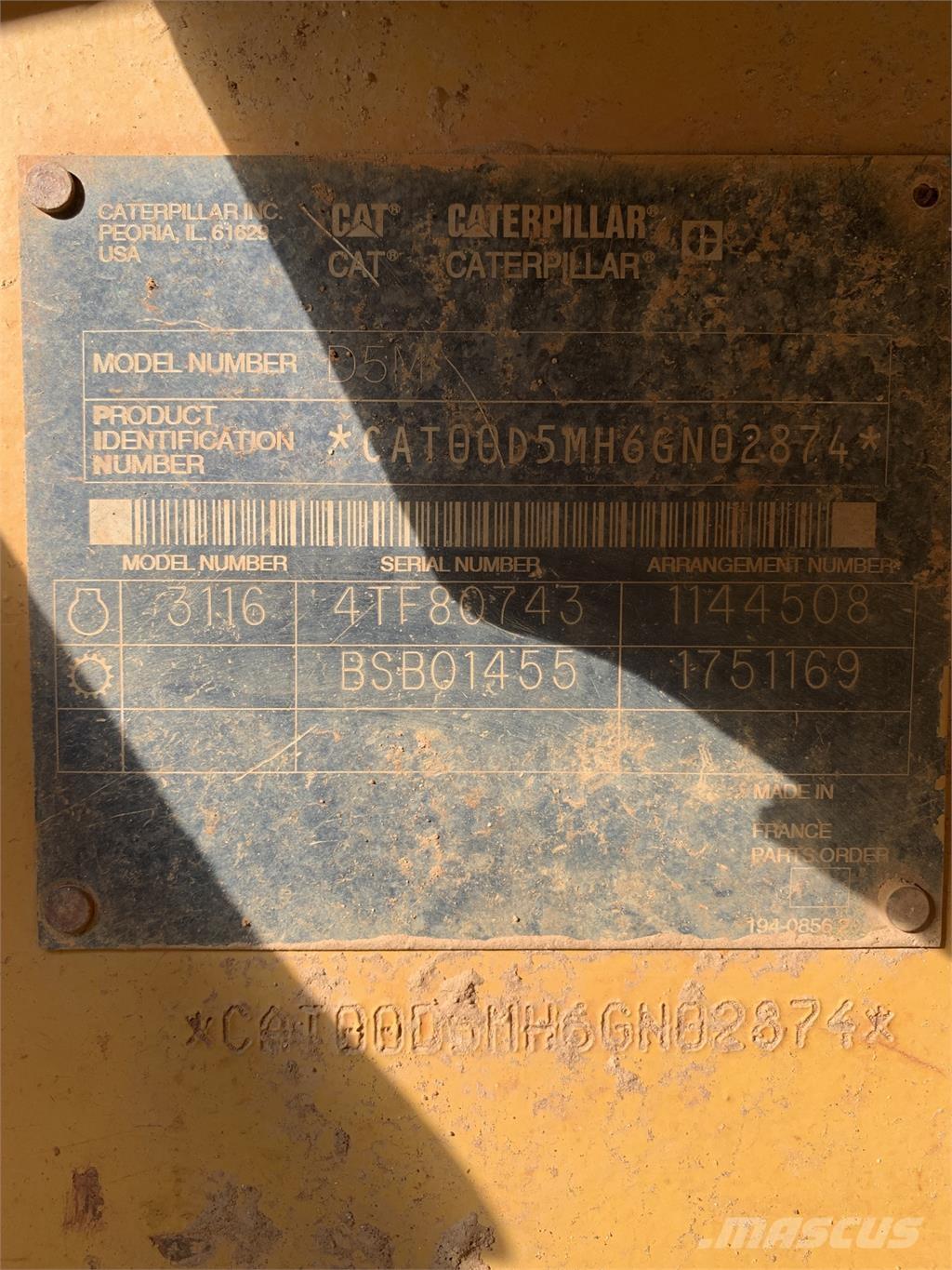 CAT D5M Будтехніка - Інші