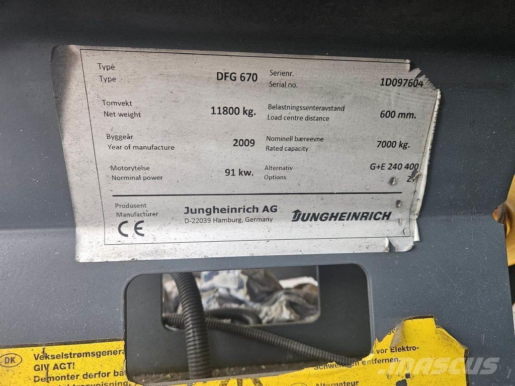 Jungheinrich DFG670 Дизельні навантажувачі