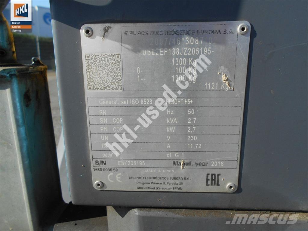 Atlas Copco HILIGHT V5+ Освітлювальні вежі