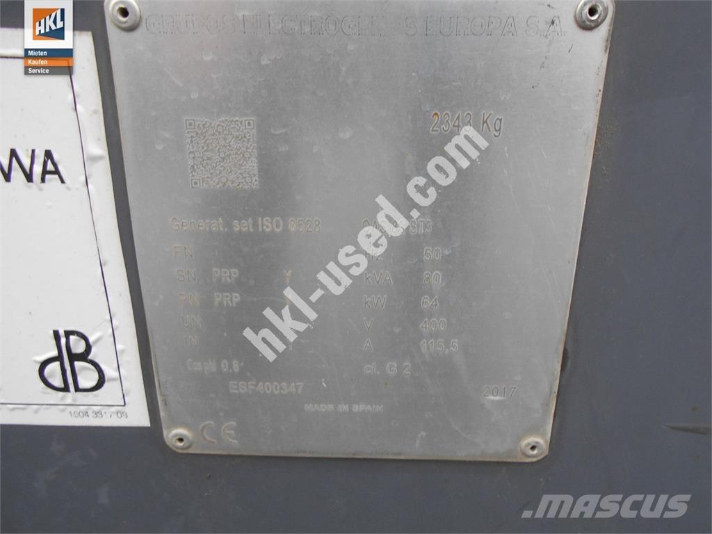 Atlas Copco QAS 80 Інші генератори