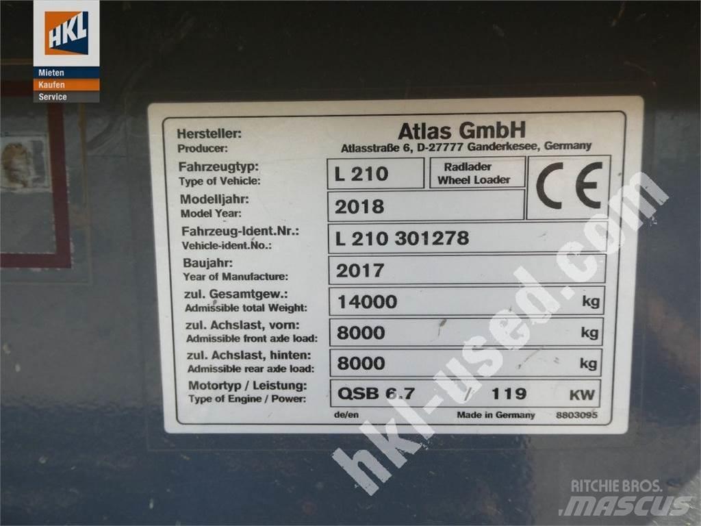 Atlas L 210 Фронтальні навантажувачі