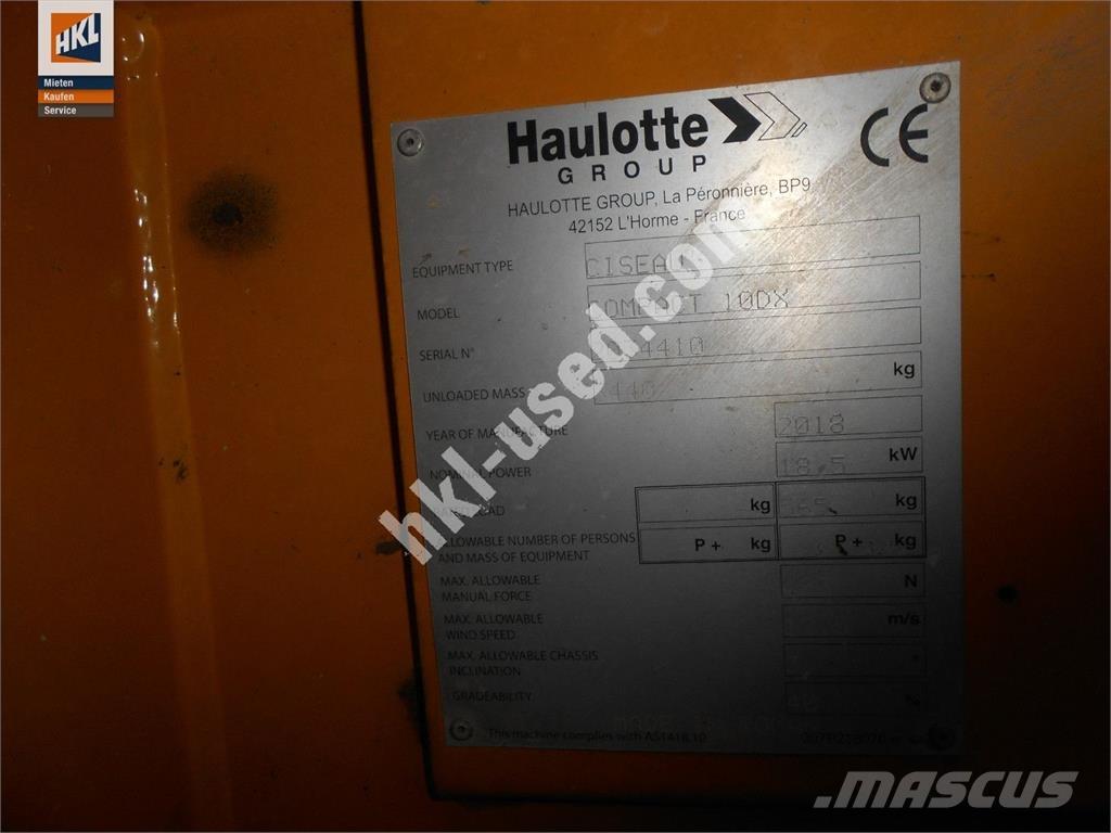 Haulotte COMPACT 10 DX Будтехніка - Інші