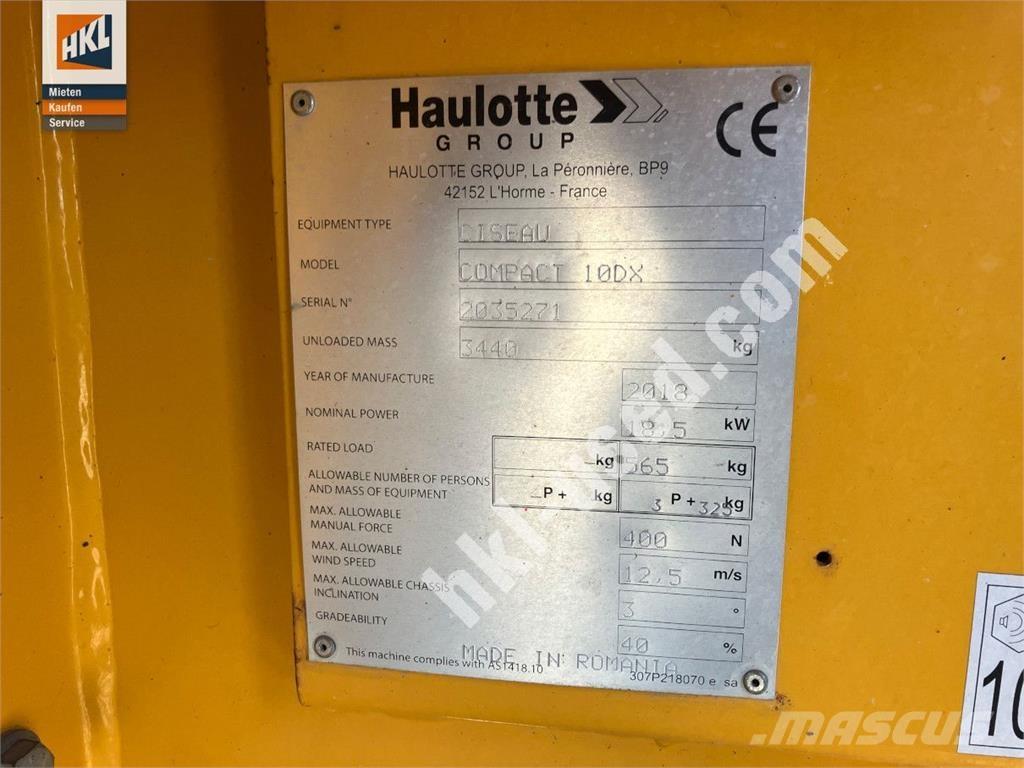 Haulotte COMPACT 10 DX Будтехніка - Інші