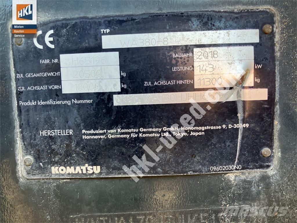 Komatsu WA 380-8 Фронтальні навантажувачі