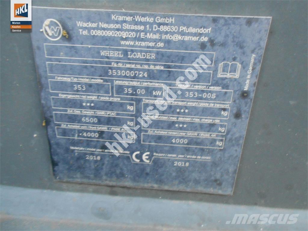 Kramer 5075 Фронтальні навантажувачі