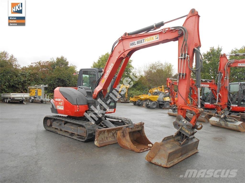 Kubota KX 080-4 Міні-екскаватори < 7т