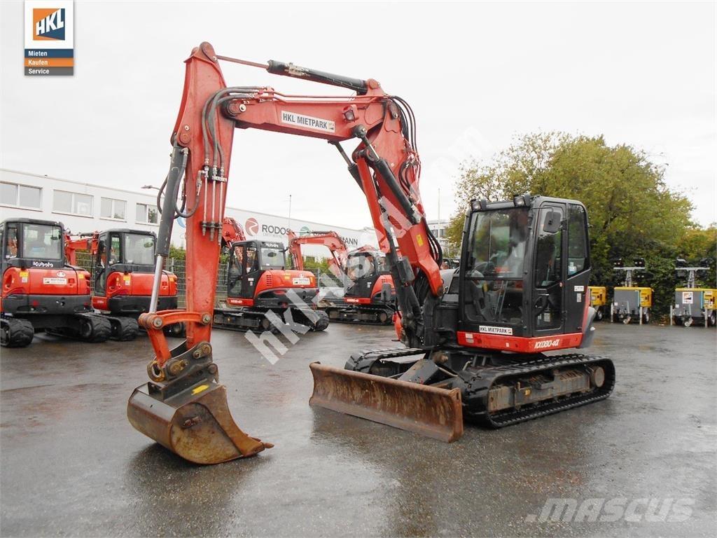 Kubota KX 080-4 Міні-екскаватори < 7т