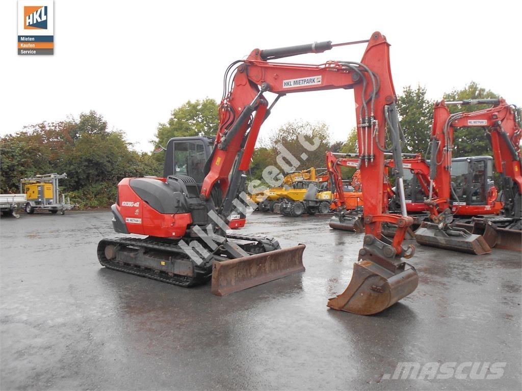 Kubota KX 080-4 Міні-екскаватори < 7т