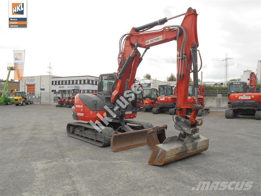 Kubota KX 080-4 Міні-екскаватори < 7т