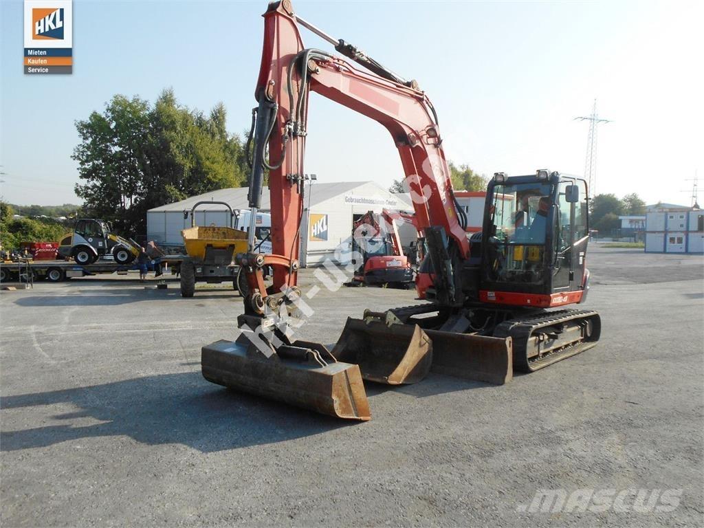 Kubota KX 080-4 Міні-екскаватори < 7т