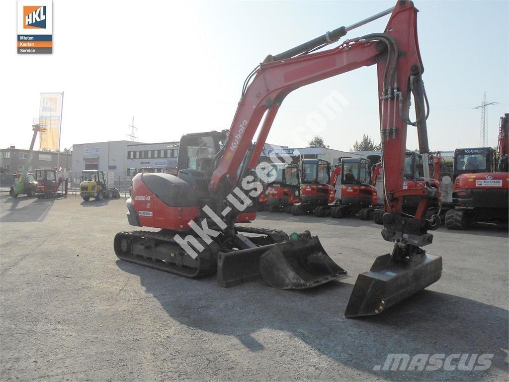 Kubota KX 080-4 Міні-екскаватори < 7т