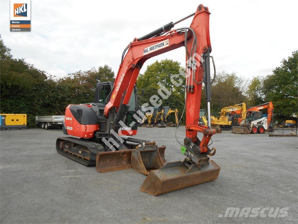 Kubota KX 080-4 Міні-екскаватори < 7т