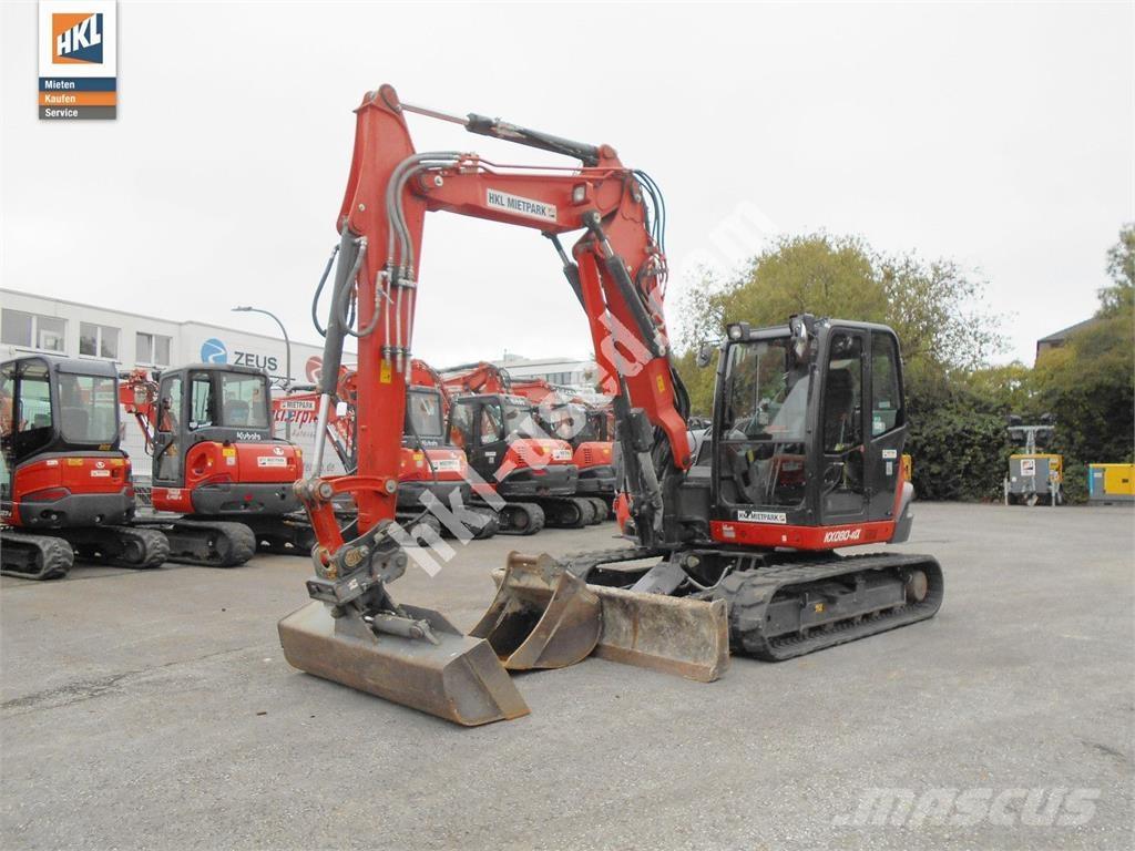 Kubota KX 080-4 Міні-екскаватори < 7т