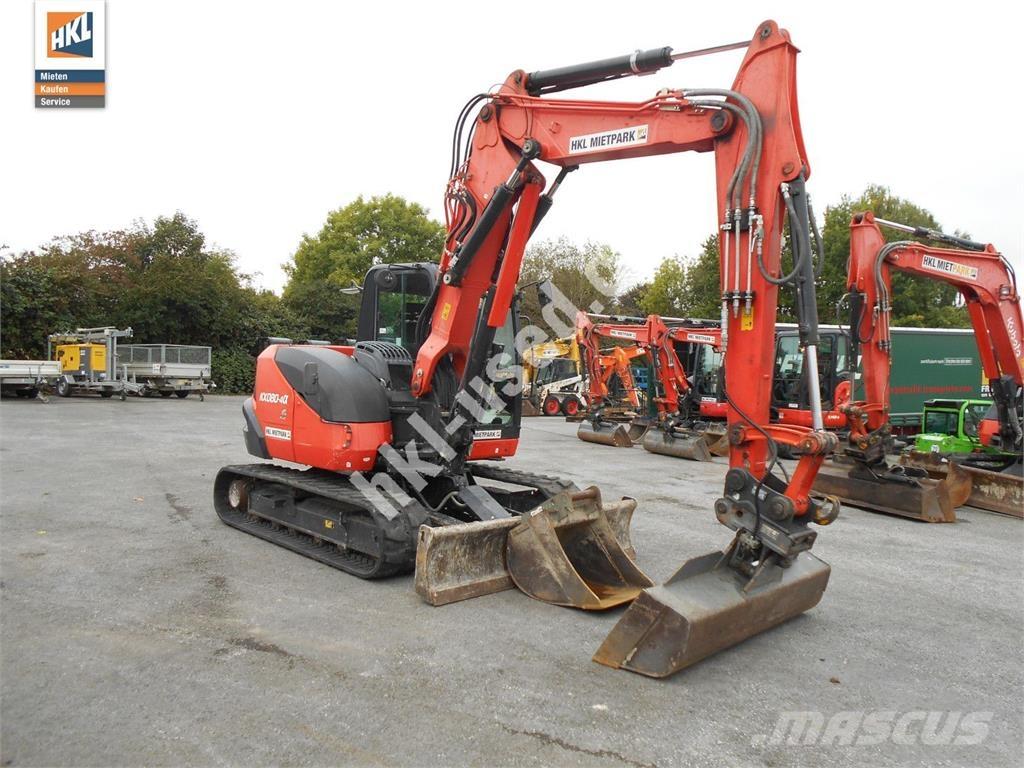 Kubota KX 080-4 Міні-екскаватори < 7т