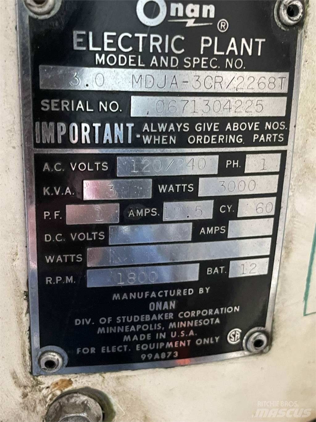  3 kVA ONAN 1 Cyl. Diesel Інші генератори