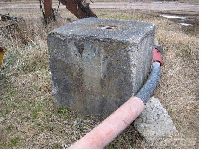  Ballastvægt 1 stk. - 2300 kg Запчастини для кранів