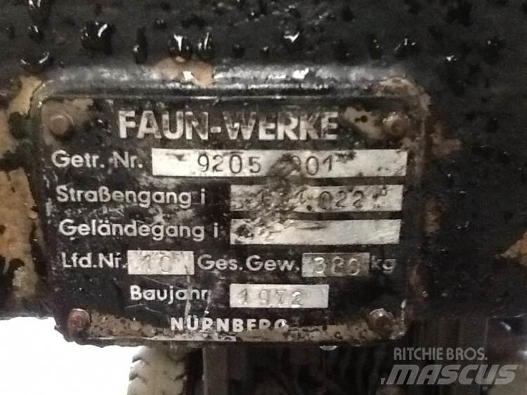 Faun gear til twin motor Коробки передач
