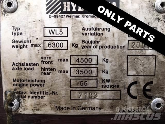 Hydrema WL550B til ophug Фронтальні навантажувачі
