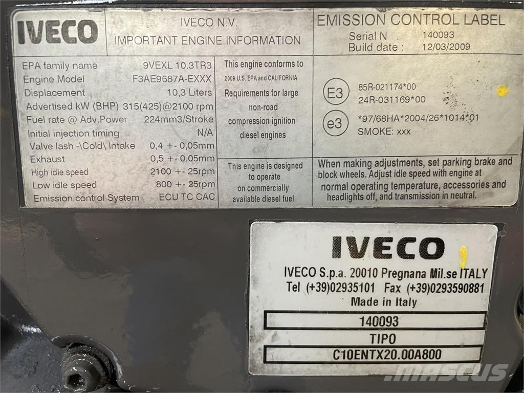 Iveco F3AE9687A motor Двигуни