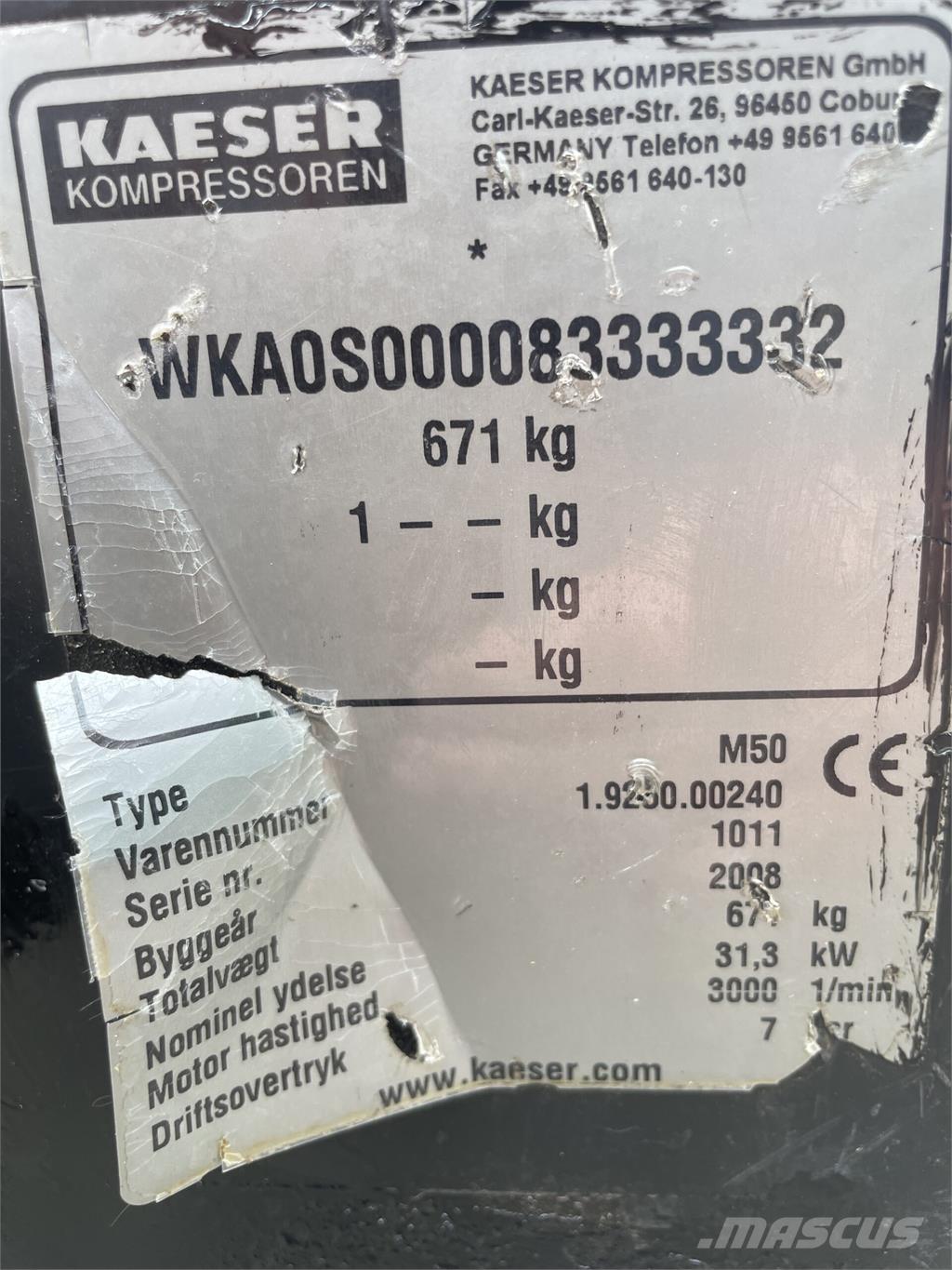 Kaeser M50 kompressor Компресори