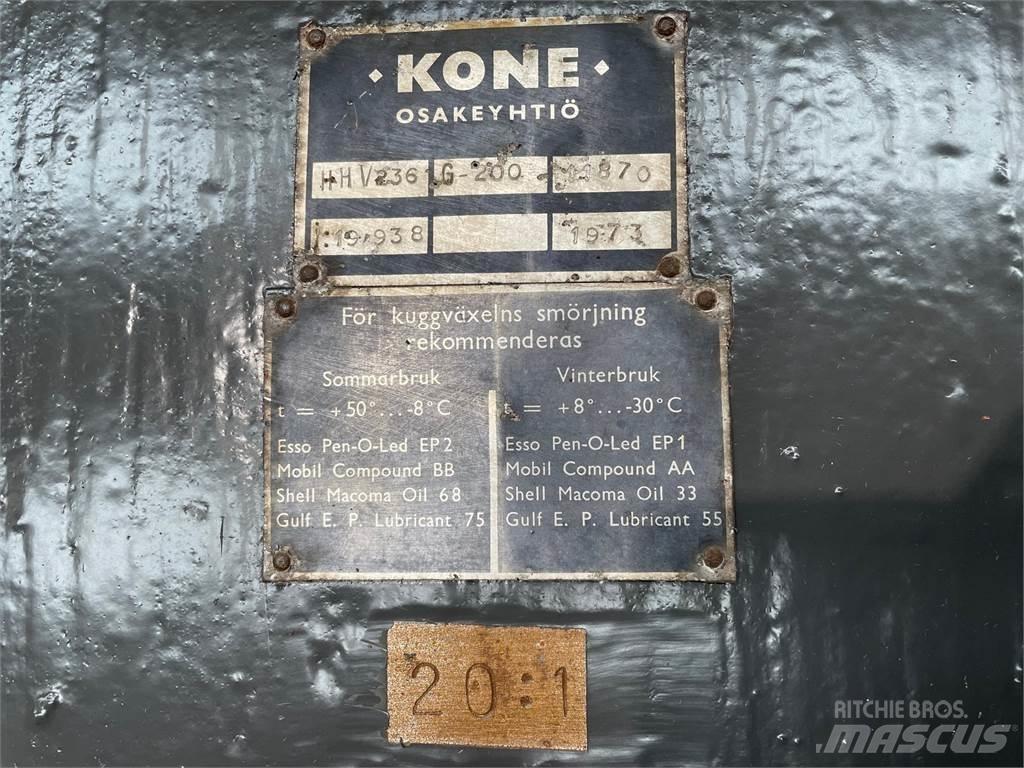 Kone Type HHV236 gear - 20:1 Коробки передач