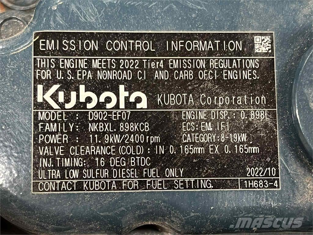 Kubota D902-EF07 motor Двигуни