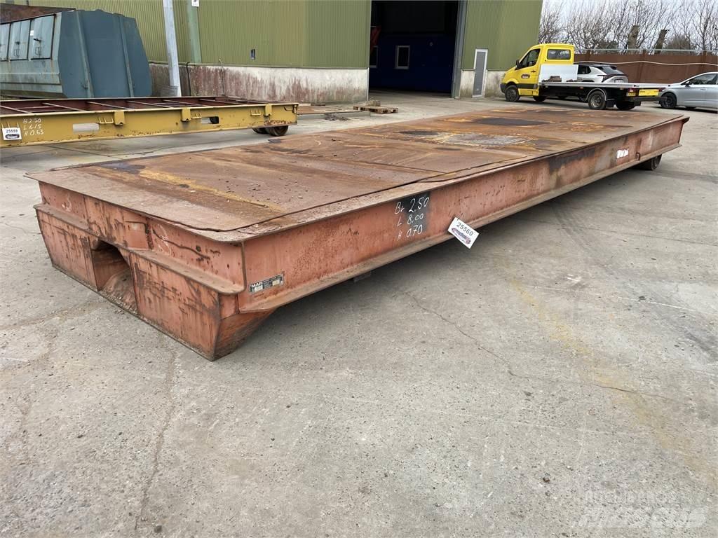 Mafi trailer 20ft - 25 ton Низькорамні напівпричепи