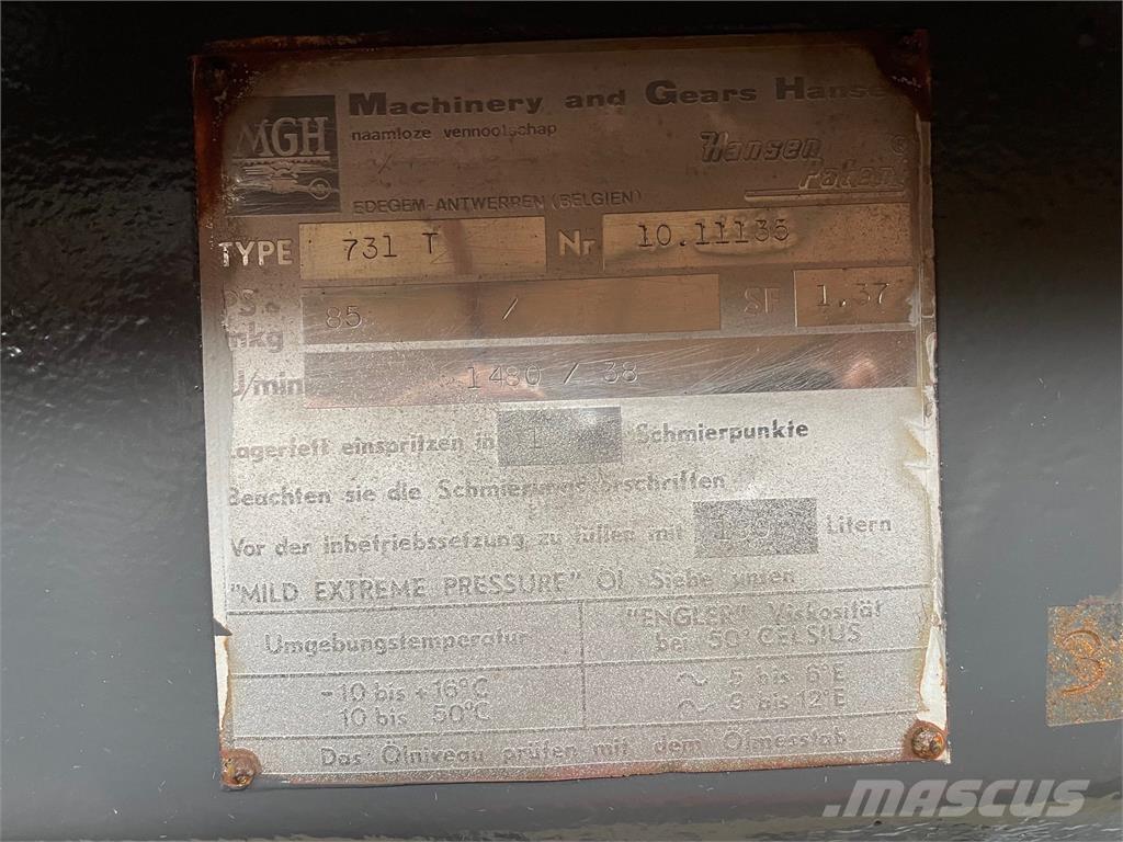  MGH Type 731 T gear - 39:1 Коробки передач