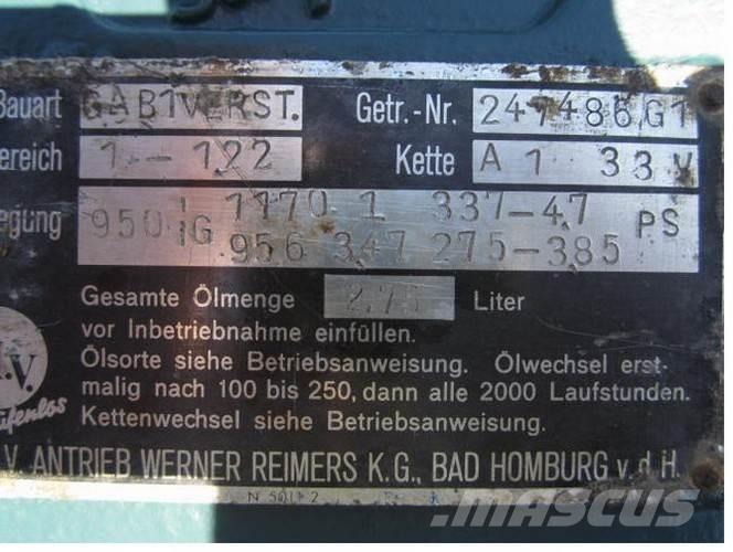  P.I.V. gear Type GA B1VERST Коробки передач