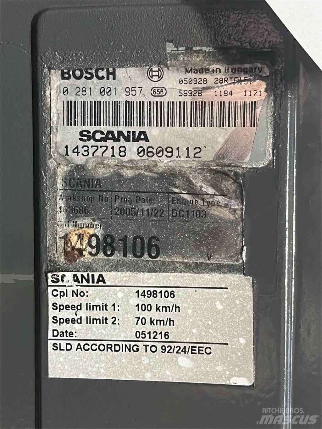 Scania DC11 03 B02 motor Двигуни