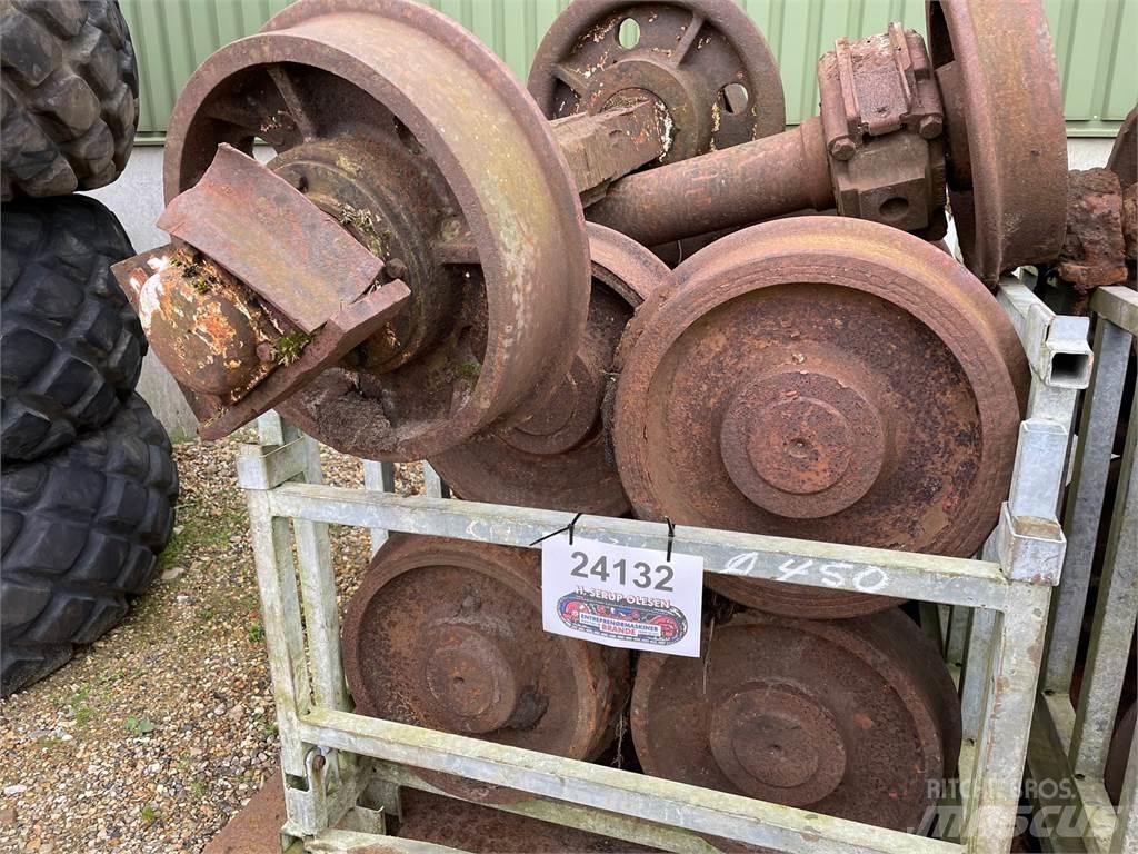  Skinnehjul ø450 mm + flange Шини