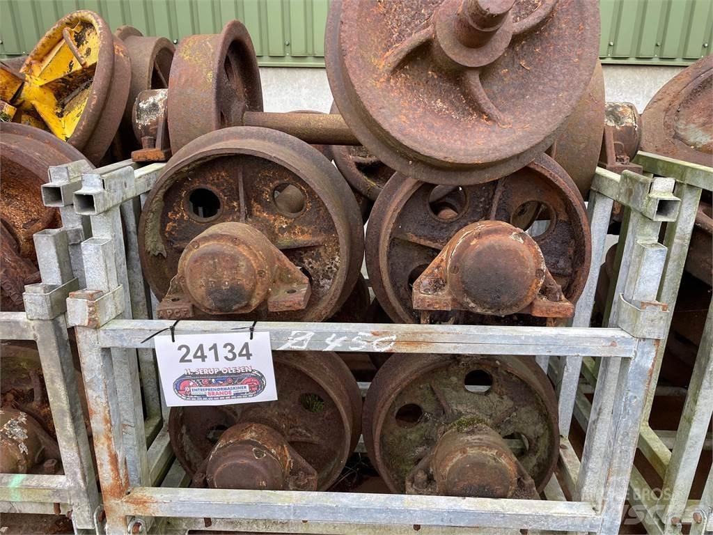  Skinnehjul ø450 mm + flange Шини