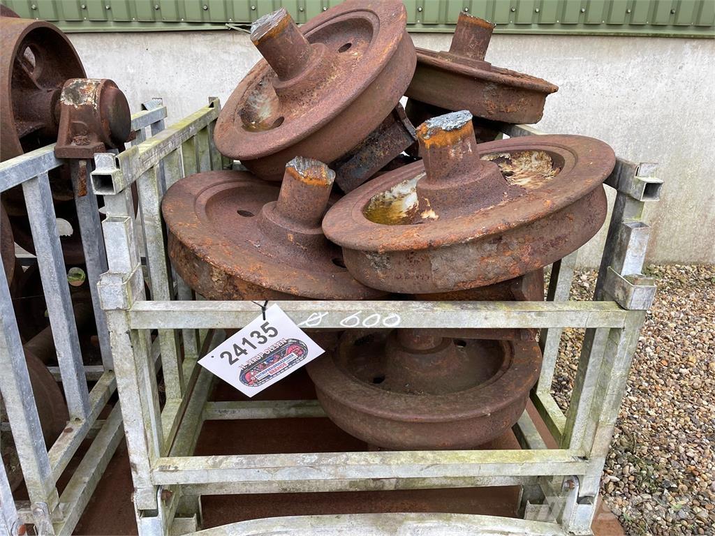  Skinnehjul, ø600 mm + flange Шини