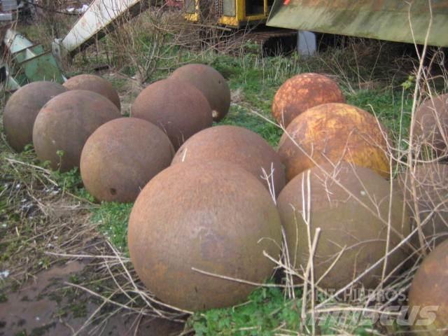 Stålkugler - ø 700 mm - 12 stk. Будівельні роздрібнювачі