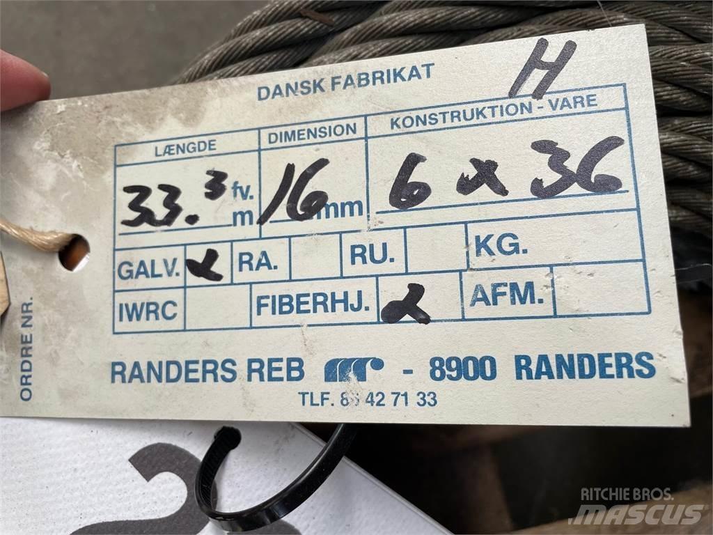  Stålwire Ø16 mm Запчастини для кранів