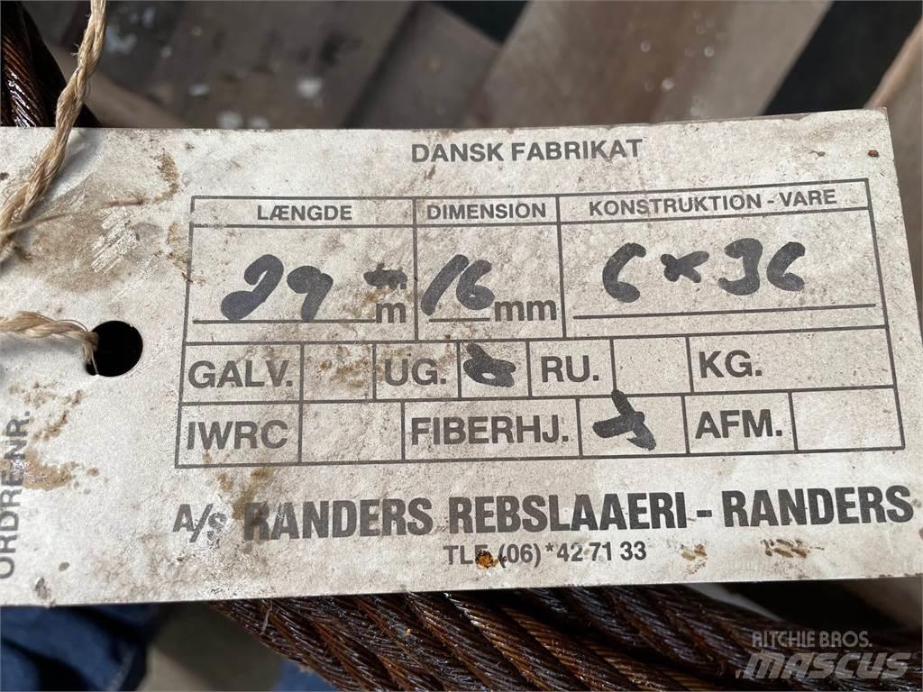  Stålwire Ø16 mm Запчастини для кранів