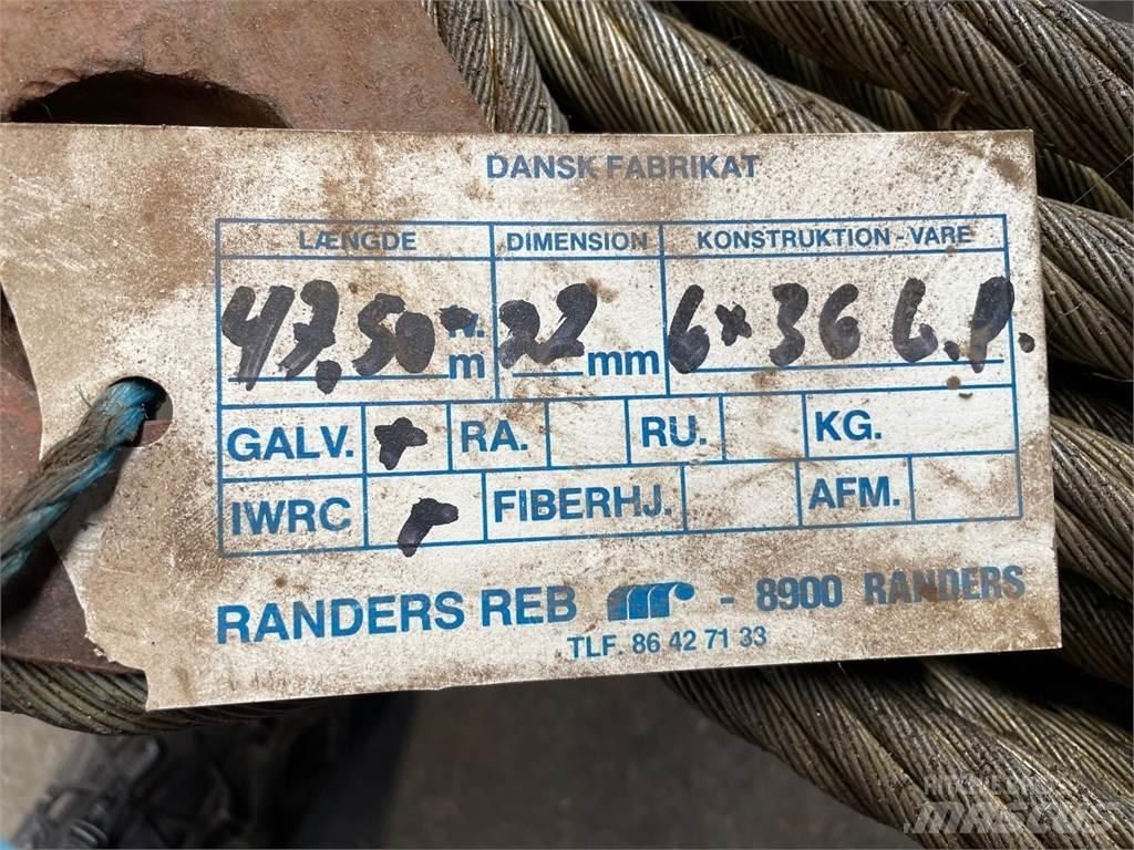  Stålwire Ø22 mm Запчастини для кранів