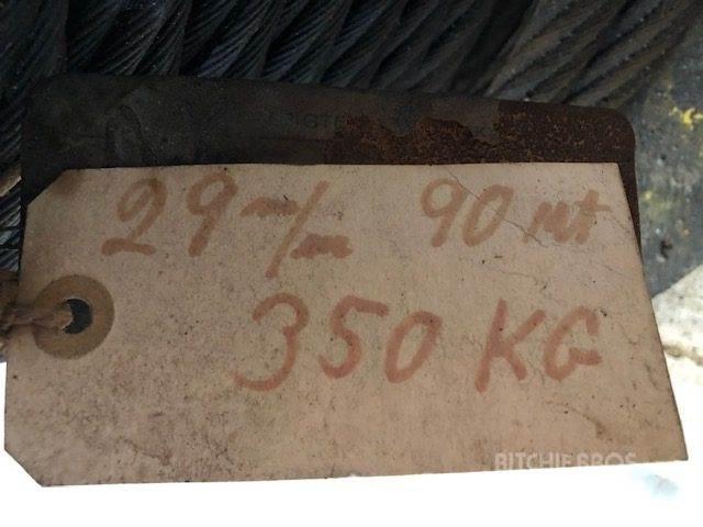  Stålwire Ø29 mm Запчастини для кранів