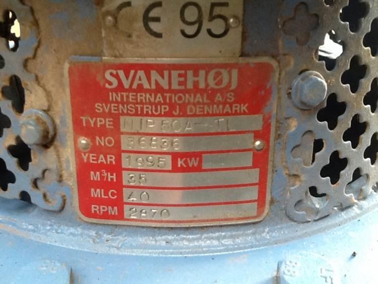  Svanehøj NP 50A-TL pumpe Гідронасоси