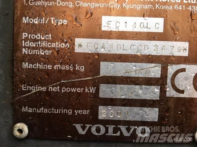 Volvo EC140LC Гусеничні екскаватори