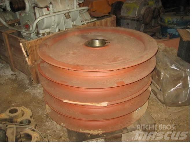  Wirehjul, ubrugte - 4 stk. Запчастини для кранів