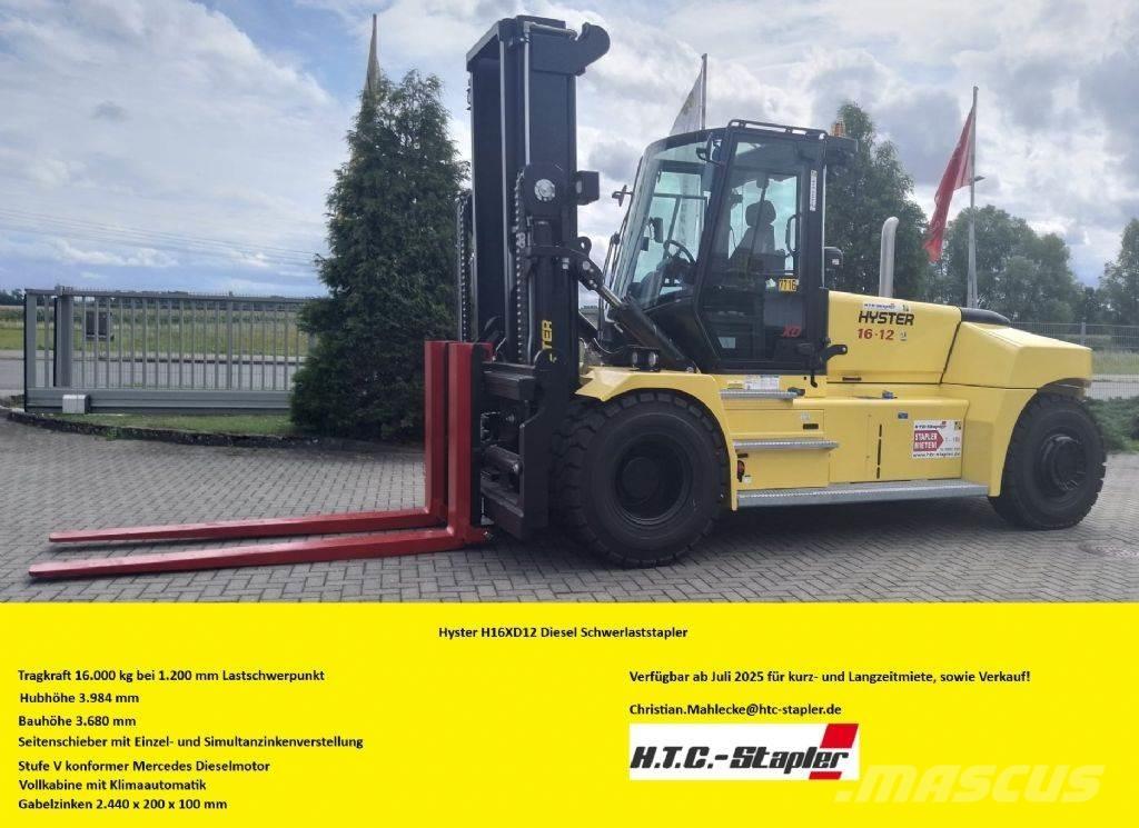 Hyster H16XD12 Дизельні навантажувачі