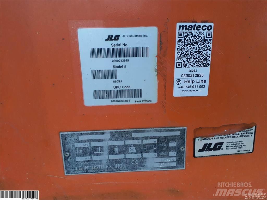 JLG 860SJ Колінчаті підйомники