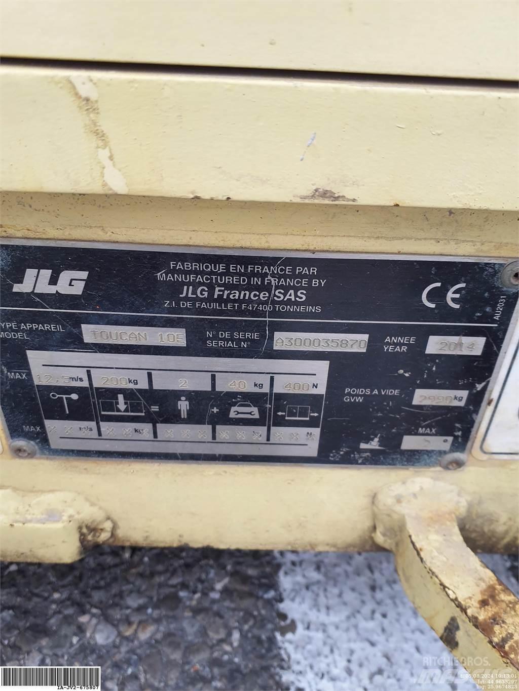 JLG Toucan 10E Вертикальні щоглові підйомники