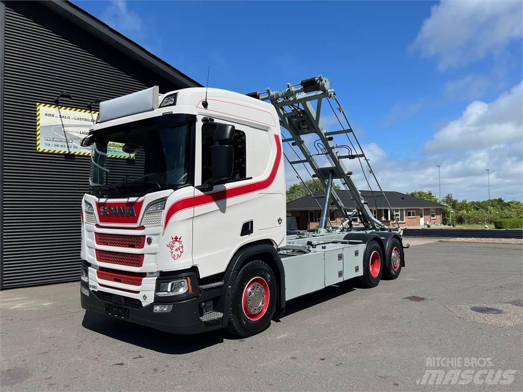 Scania R520 hejs Контейнеровози