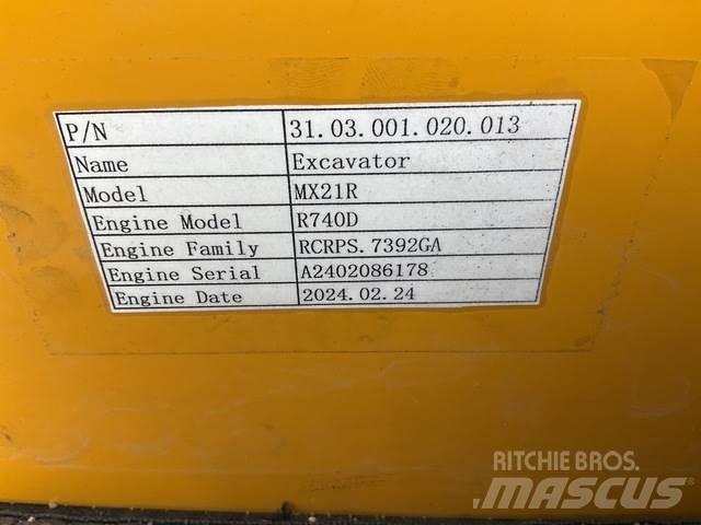 AGT MX21R Гусеничні екскаватори