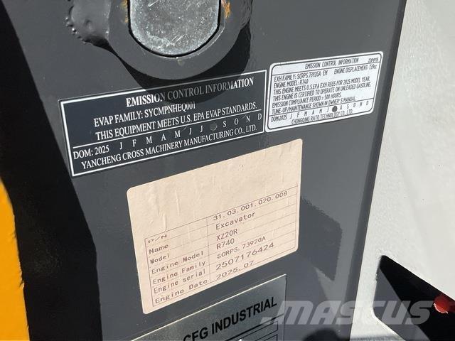 CFG XZ20R Гусеничні екскаватори