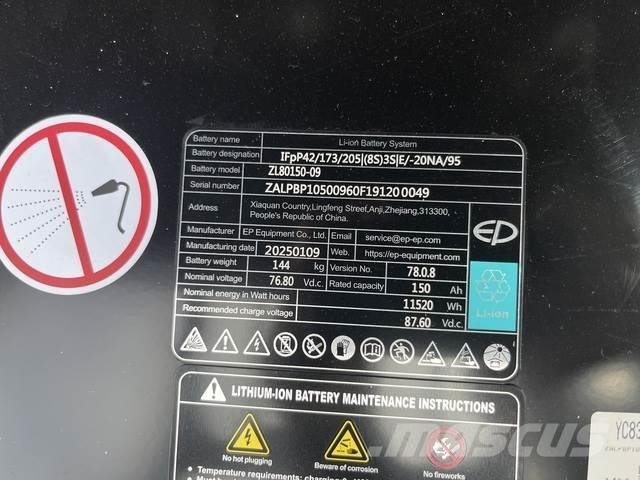 EP EFXZ301 Електронавантажувачі